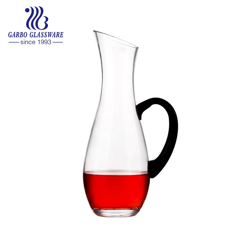 Carafe à vin en verre de haute qualité de forme spéciale de luxe de 500 ml à vendre